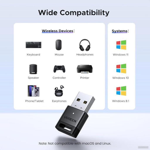 UGREEN bluetooth 5.4 brezžični oddajnik/sprejemnik-PRIROCEN.SI