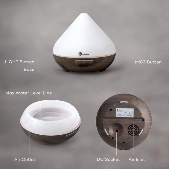 TaoTronics oljni difuzor TT-AD002 coffee-PRIROCEN.SI