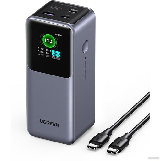 Ugreen prenosna polnilna baterija 20.000mAh, 130W s pametnim digitalnim zaslonom-PRIROCEN.SI