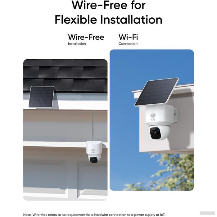 Eufy Security SoloCam E30 zunanja brezžična kamera s solarnim panelom-PRIROCEN.SI