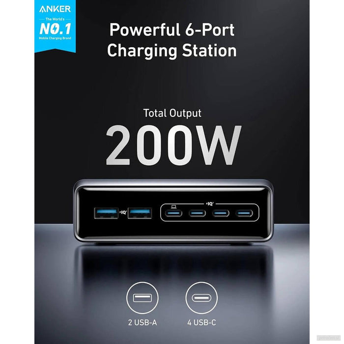 Anker Prime GaN namizni polnilec 200W-PRIROCEN.SI