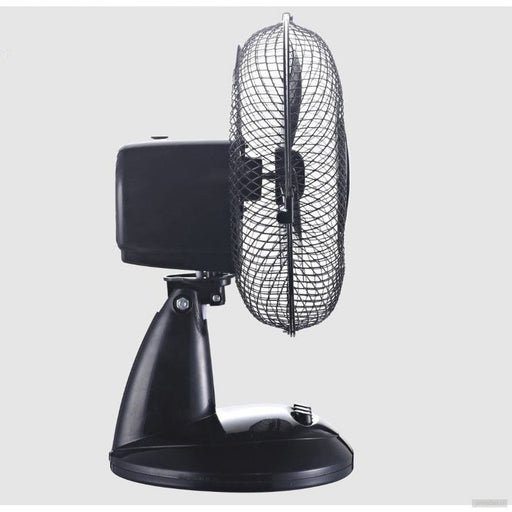 SHE namizni ventilator 40 cm 40W črn-PRIROCEN.SI