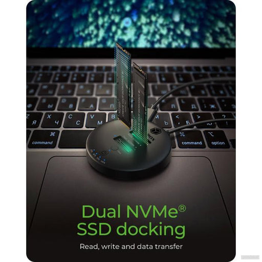 IcyBox IB-1612MCL-C31 priklopna in postaja za kloniranje M.2 NVMe SSD diskov-PRIROCEN.SI