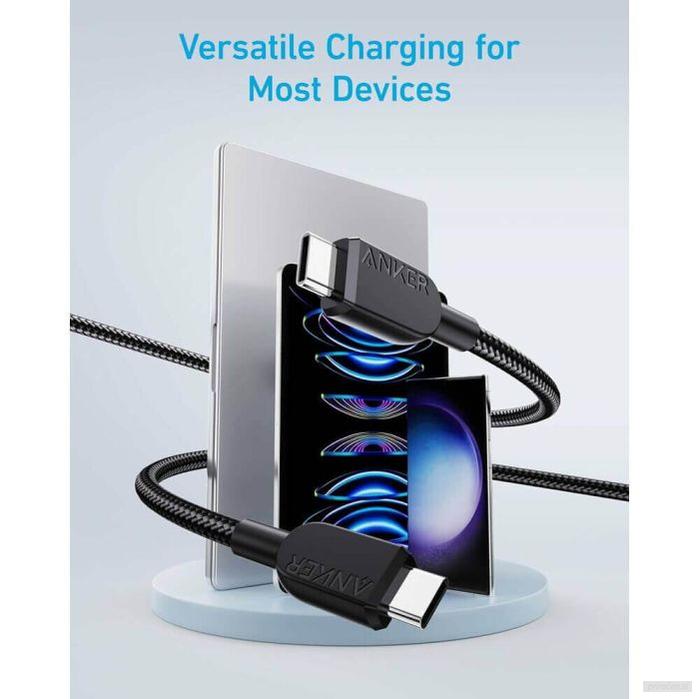 Anker 310 USB-C na USB-C kabel 240 W, 1,8m, črn-PRIROCEN.SI