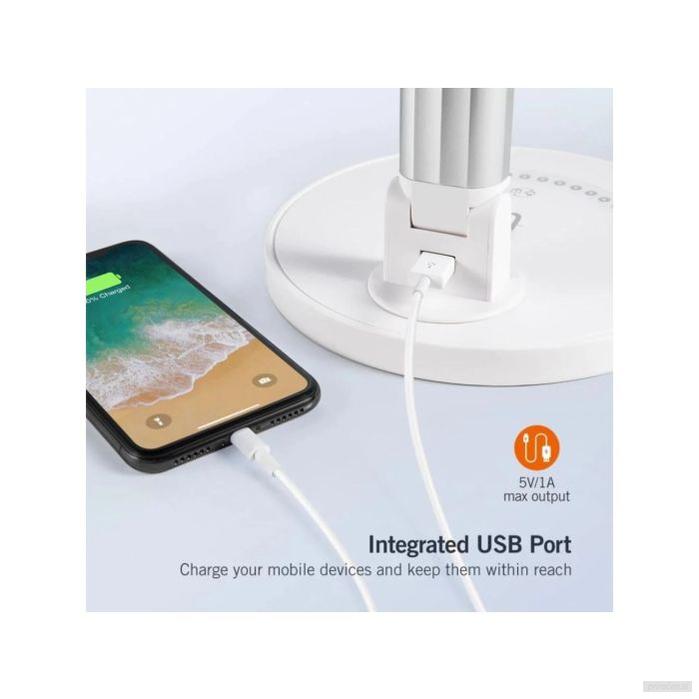 Taotronics LED namizna svetilka 13 pisarniška miza 35-modne svetilke s stabilnim USB priključkom za-PRIROCEN.SI