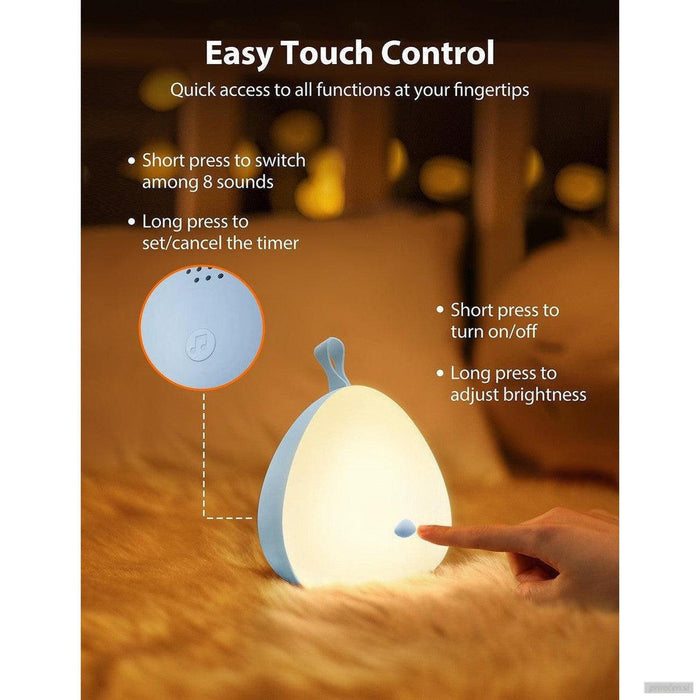 VAVA otroška nočna lučka Little Chick modra-PRIROCEN.SI