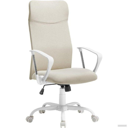 SONGMICS ergonomski pisarniški stol, bež-PRIROCEN.SI