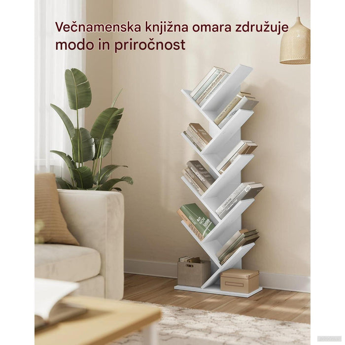 VASAGLE knjižna omara v obliki drevesa-PRIROCEN.SI