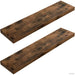 VASAGLE Industrijsko oblikovane police 2x, rustikalno rjava 20x80x3,8cm-PRIROCEN.SI