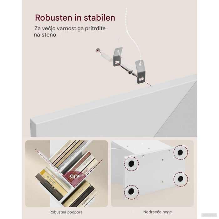 VASAGLE knjižna omara v obliki drevesa-PRIROCEN.SI