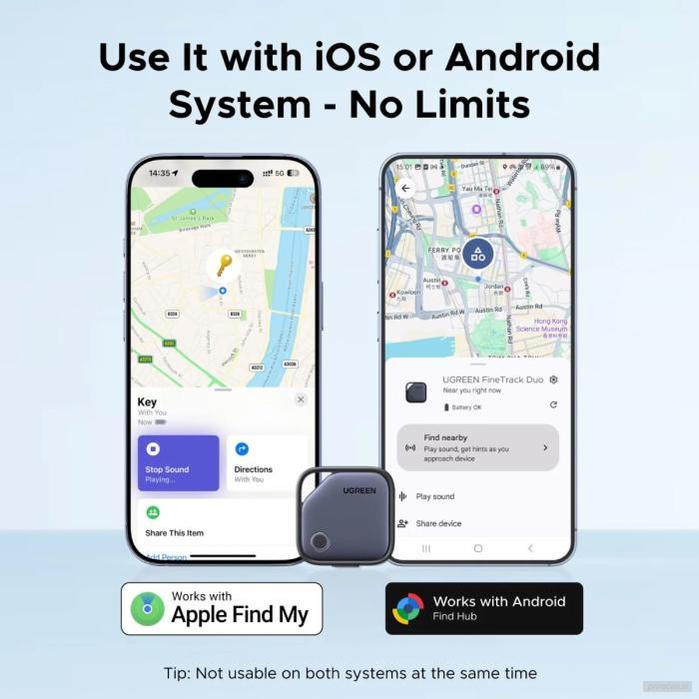 UGREEN Finder Pro bluetooth sledilnik za iOS in Android, 4kos-PRIROCEN.SI