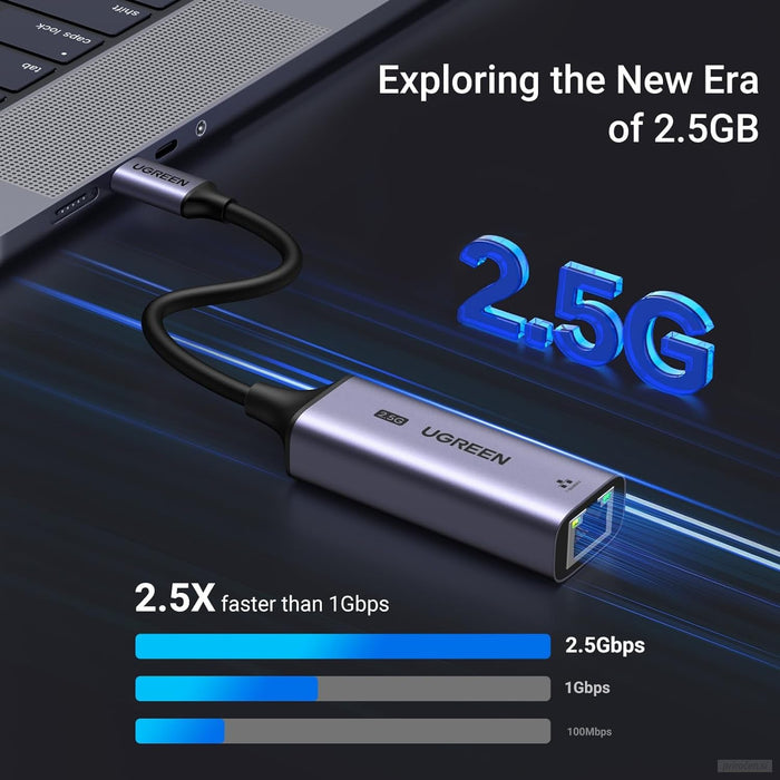 Ugreen USB-C 2.5G mrežni adapter 2.5Gbps-PRIROCEN.SI