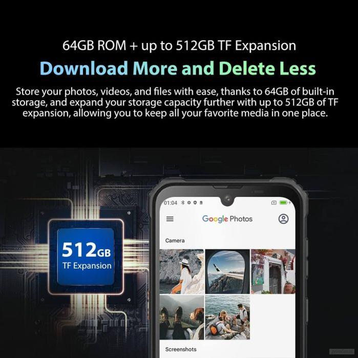 Blackview pametni robustni telefon BV5300 PRO 4/64GB, zelen-PRIROCEN.SI
