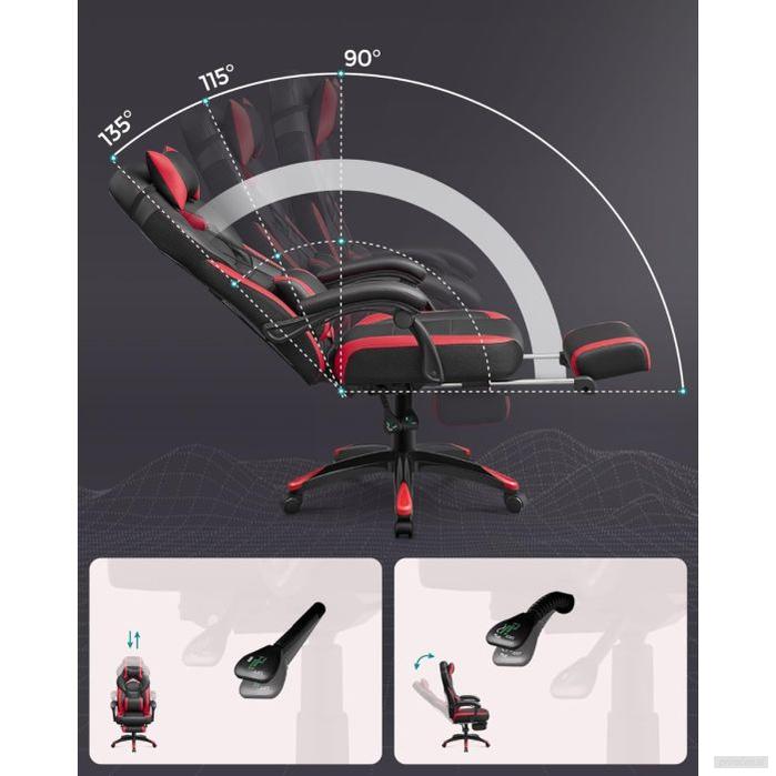 SONGMICS ergonomski gaming in pisarniški stol-PRIROCEN.SI