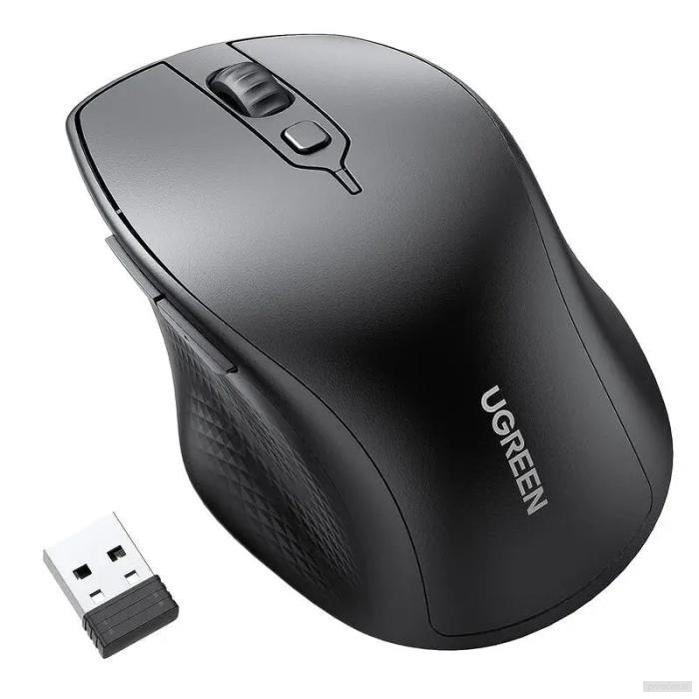 Ugreen ergonomska Dual-mode brezžična miška s stranskimi gumbi-PRIROCEN.SI