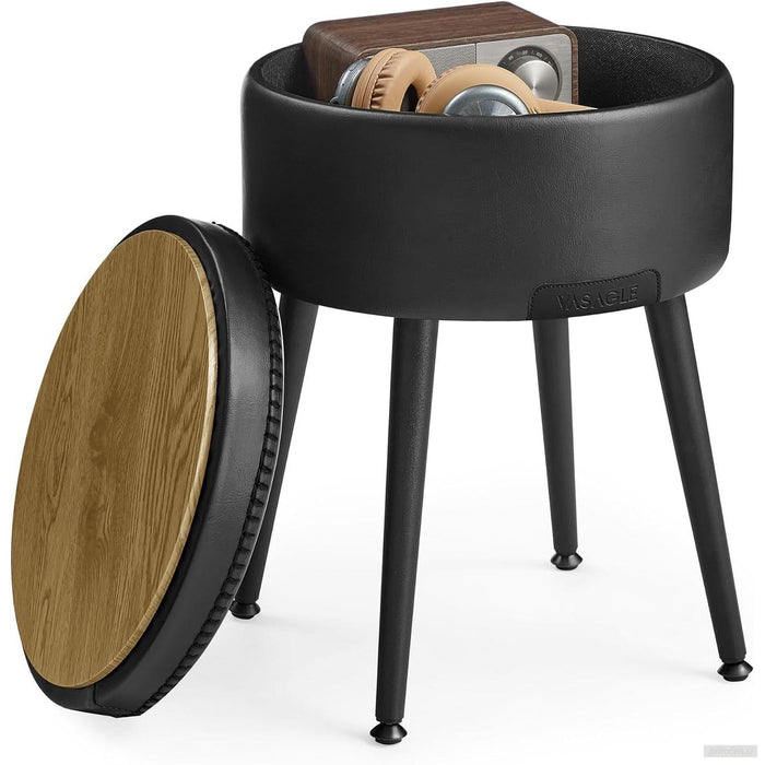 VASAGLE EKHO kolekcija – večnamenski stolček z shranjevalnim prostorom do 150 kg-PRIROCEN.SI