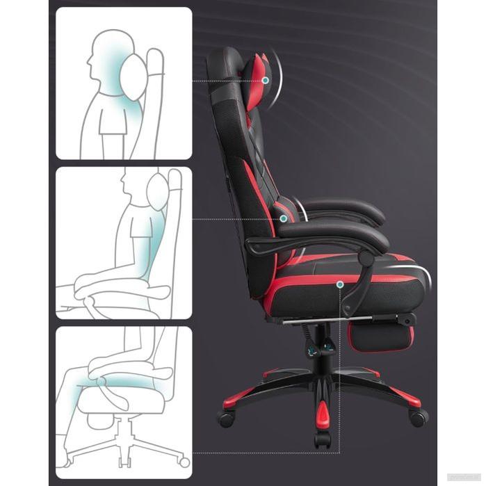 SONGMICS ergonomski gaming in pisarniški stol-PRIROCEN.SI