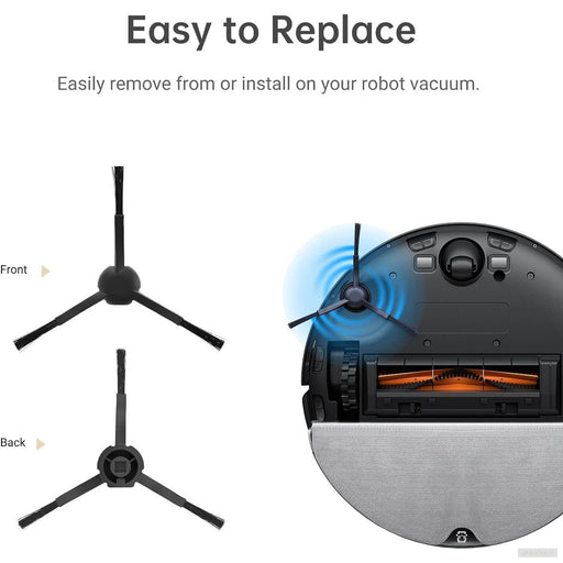 Dreame stranska krtača za D10plus/ D10s/ L10sU - 2 kos, črna-PRIROCEN.SI