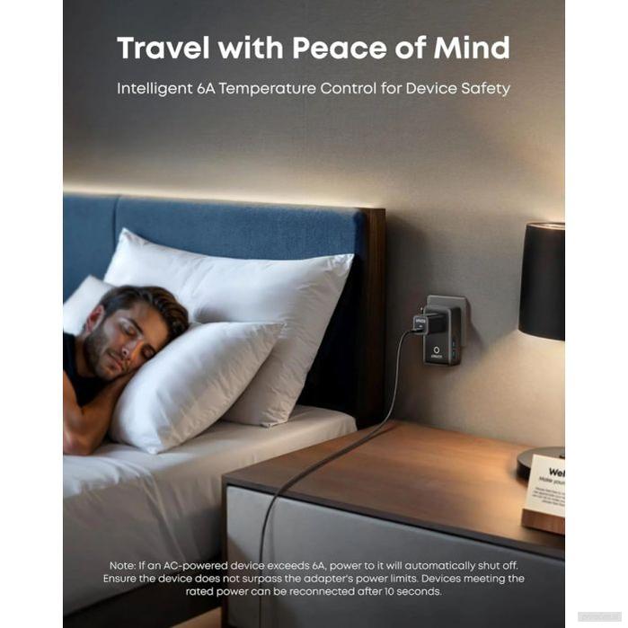 Anker Nano potovalni adapter 5v1, 20W, črn-PRIROCEN.SI