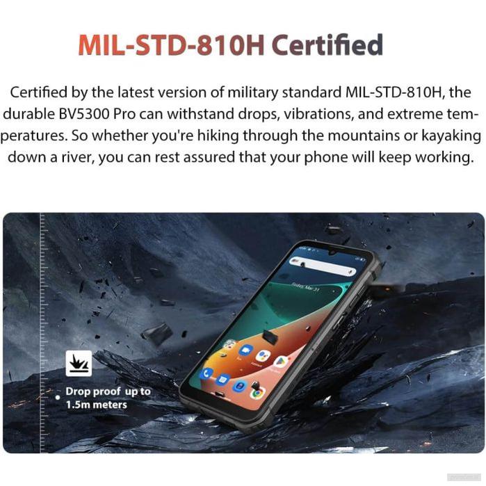 Blackview pametni robustni telefon BV5300 PRO 4/64GB, zelen-PRIROCEN.SI