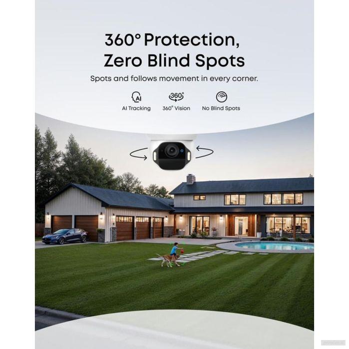 Anker Eufy Security SoloCam E42 komplet 4 kamer + HomeBase 3 baza + 4 solarni paneli-PRIROCEN.SI