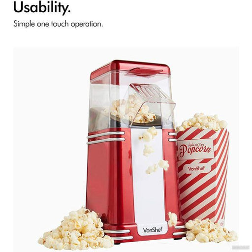 Vonshef retro aparat za pripravo pokovke-PRIROCEN.SI