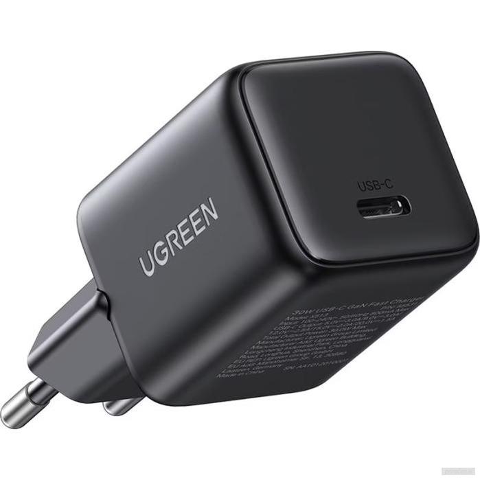 Ugreen 30W USB-C GaN hitri polnilec - črn-PRIROCEN.SI