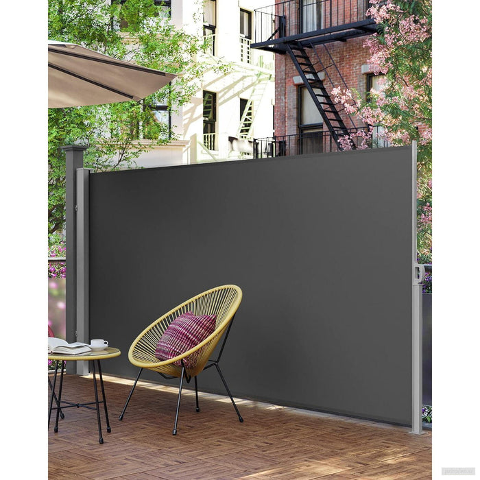 SONGMICS Stranski senčnik 160 x 300 cm antracit GSA160TG-PRIROCEN.SI