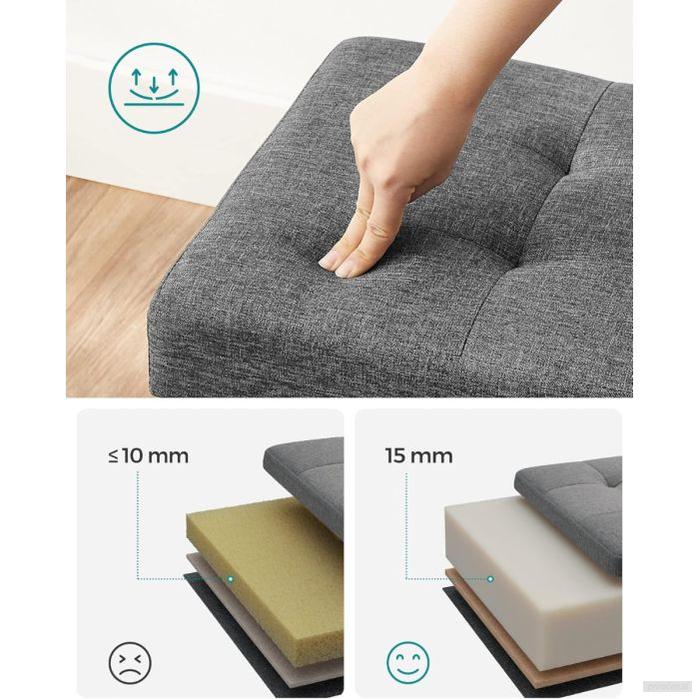 SONGMICS zložljiva shranjevalna tabureta-PRIROCEN.SI