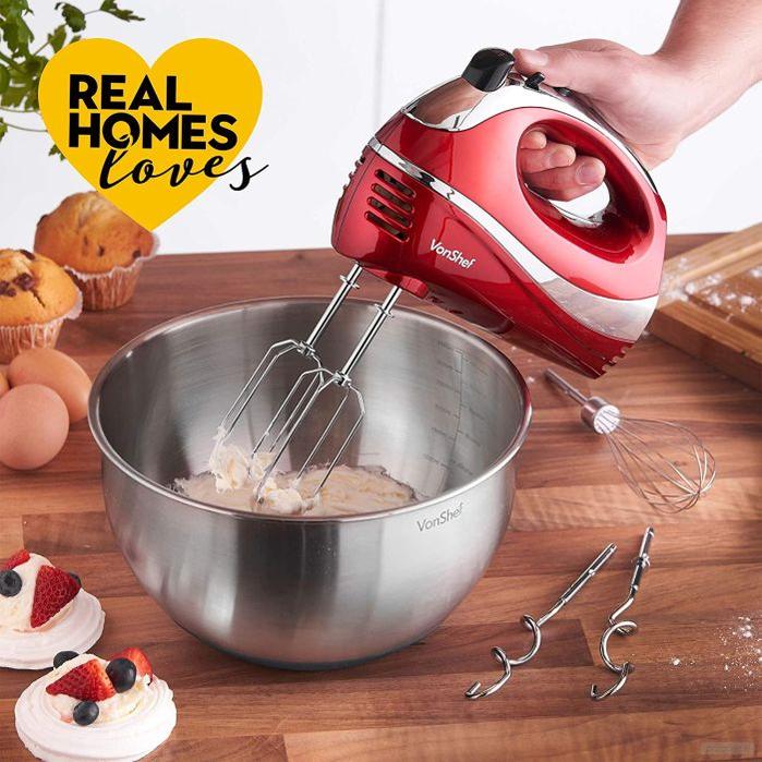 VonShef profesionalni mešalnik 300W rdeč - Amazon best seller!-PRIROCEN.SI