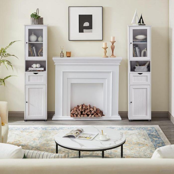 VASAGLE visoka elegantna omarica-PRIROCEN.SI