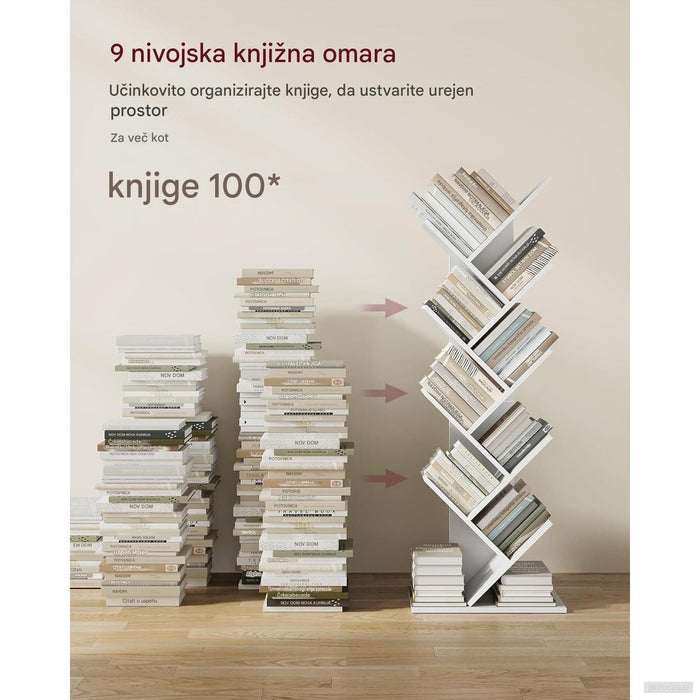 VASAGLE knjižna omara v obliki drevesa-PRIROCEN.SI
