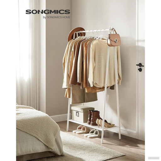 SONGMICS Obešalnik za oblačila, bela barva-PRIROCEN.SI