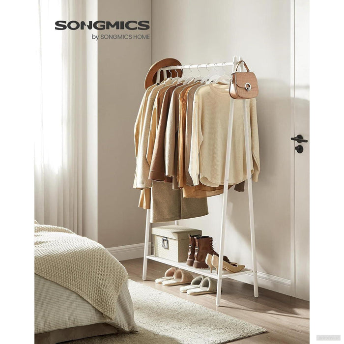 SONGMICS Obešalnik za oblačila, bela barva-PRIROCEN.SI