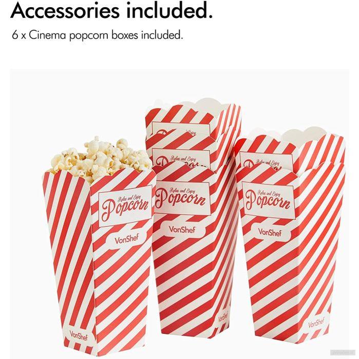 Vonshef retro aparat za pripravo pokovke-PRIROCEN.SI