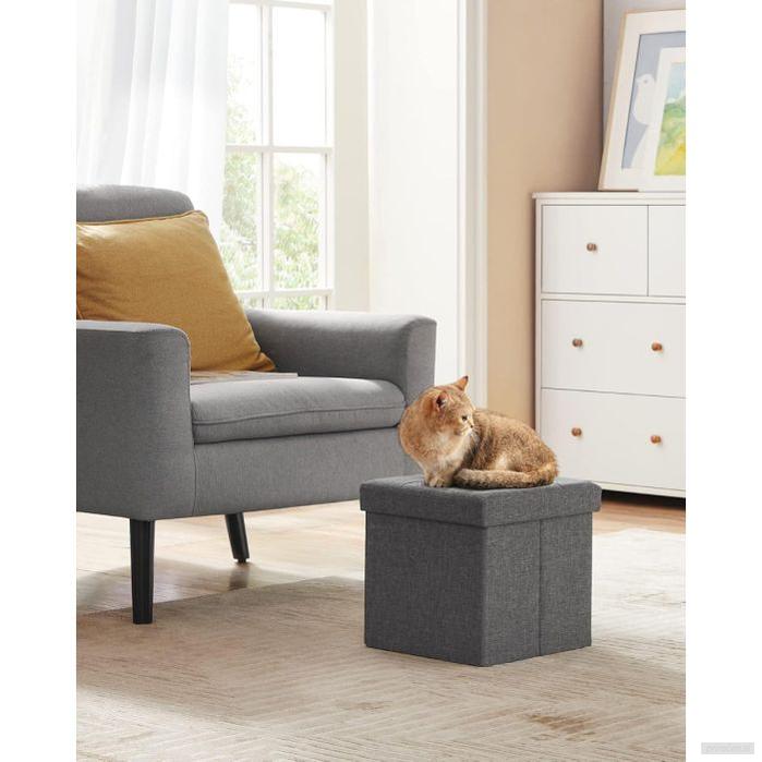 SONGMICS zložljiva shranjevalna tabureta-PRIROCEN.SI