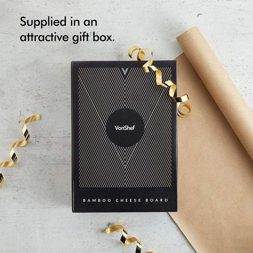 VonShef večnivojska deska s priborom iz bambusa-PRIROCEN.SI