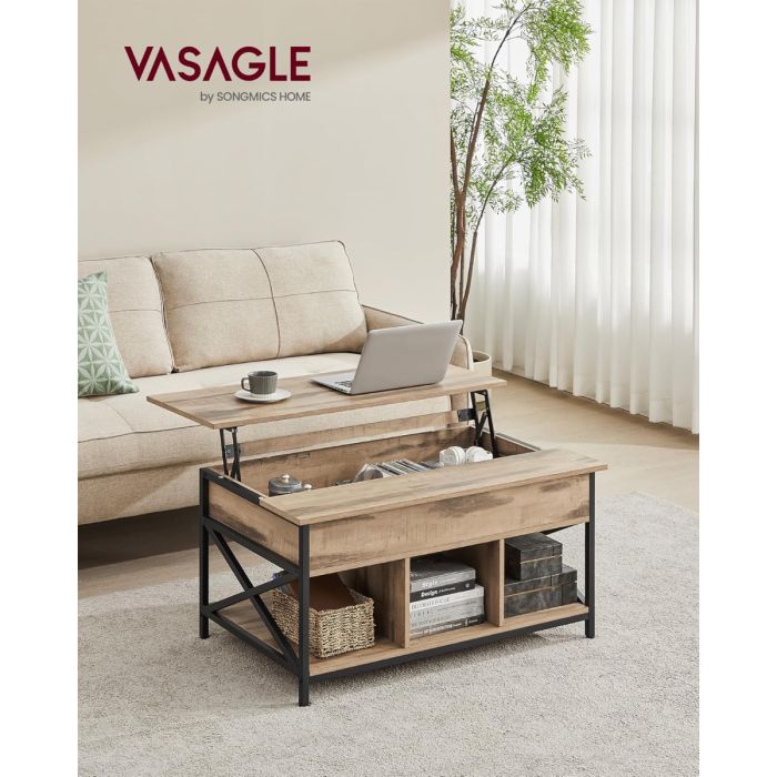 VASAGLE Mizica s predali hrast-PRIROCEN.SI