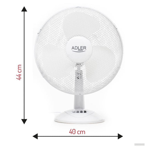Adler namizni ventilator 40cm bel AD7304-PRIROCEN.SI