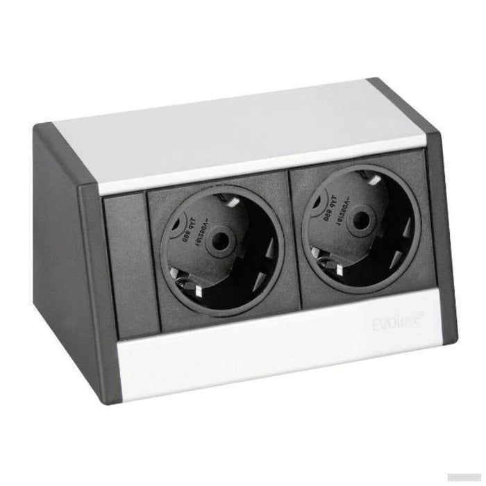 EVOline® organizator kabla Evoline WING + vtičnica R-DOCK 2x220V-PRIROCEN.SI