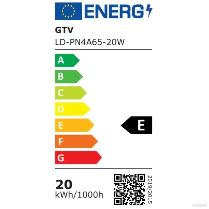 GTV LED sijalka A65 E27 20W 2400lm 4000K-PRIROCEN.SI