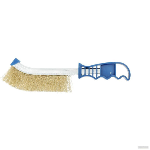 HOEGERT žična krtača z ročajem, medeninasta, HT7D751-PRIROCEN.SI