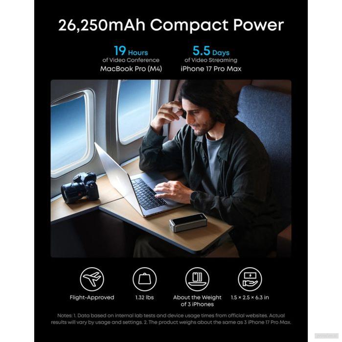 Anker Prime Powerbank 26.250 mAh, 300W-PRIROCEN.SI