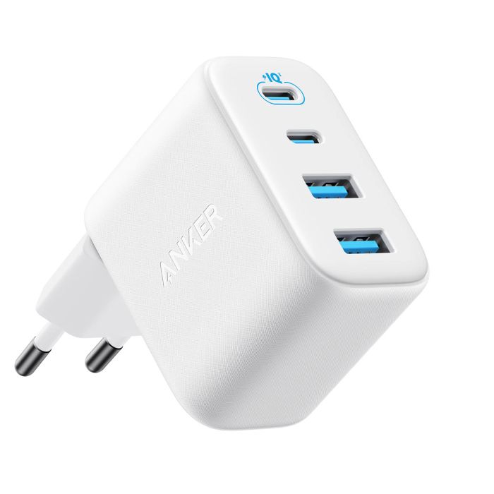 Anker Zolo 50W 4-portni polnilec, bel-0