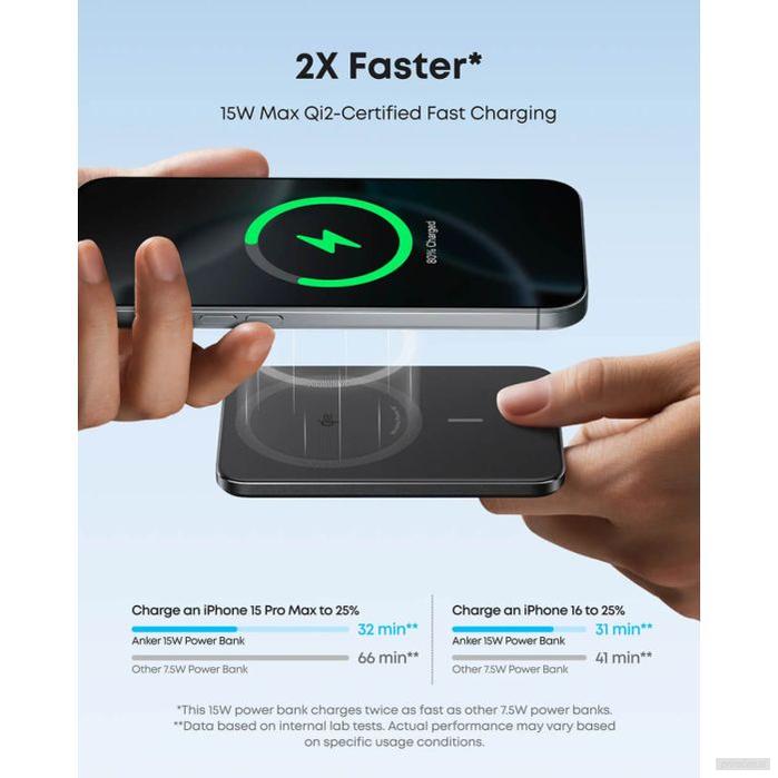 Anker Nano Power Bank 5000 mAh Slim, črn-PRIROCEN.SI