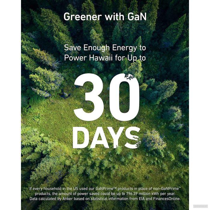 Anker 735 GaN III Prime, 3-portni 65W polnilec, črn-PRIROCEN.SI