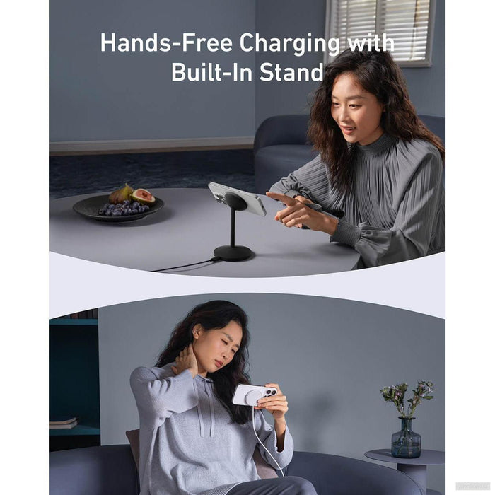 Anker MagGo brezžično polnilno stojalo, črno-PRIROCEN.SI