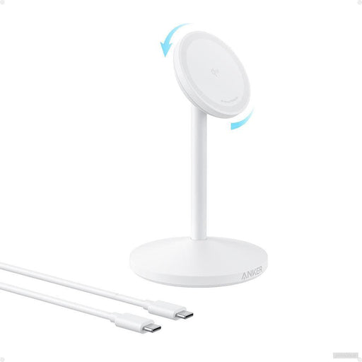 Anker MagGo brezžično polnilno stojalo, belo-PRIROCEN.SI