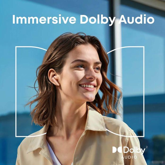 Anker Soundcore Liberty 5 brezžične slušalke, marelična-PRIROCEN.SI