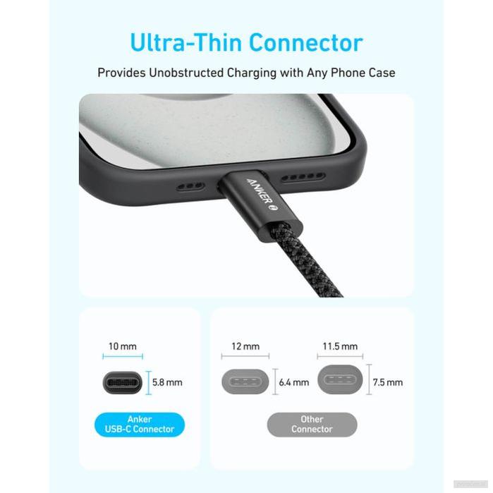 Anker Zolo USB-C na USB-C kabel, 1m, 240W-PRIROCEN.SI